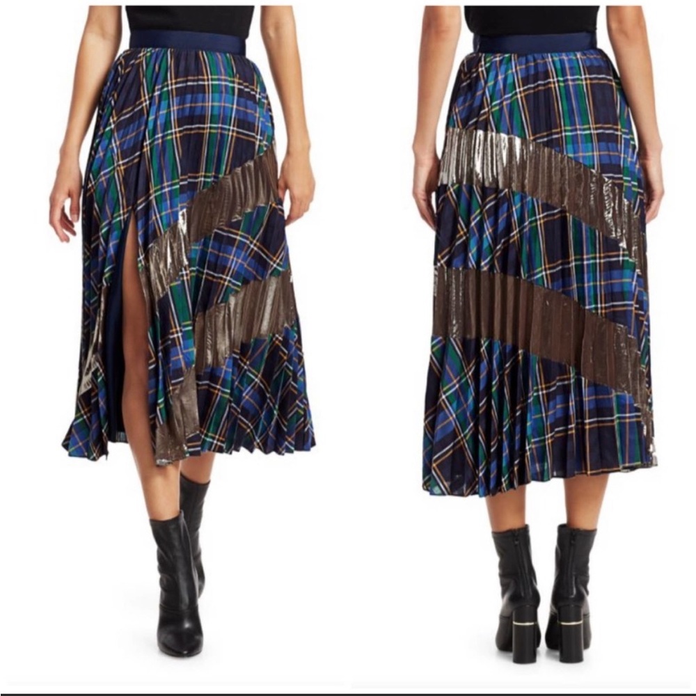 Tanya Taylor Plaid Skirt